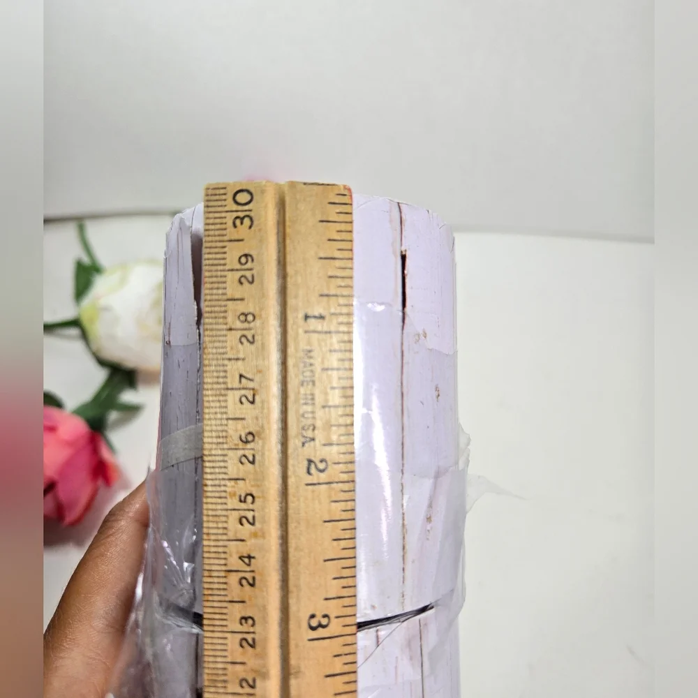 White Rustic Decorative 3 Rolls. 99ft White Wood Bulletin Board Border Trim Roll